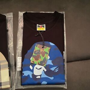 Bape Black and Blue Short Sleeve Tee